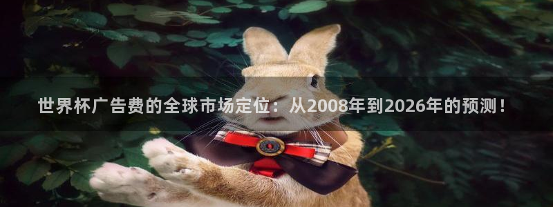2026世界杯直播：世界杯广告费的全球市场定位：从2008年到2026年的预测！